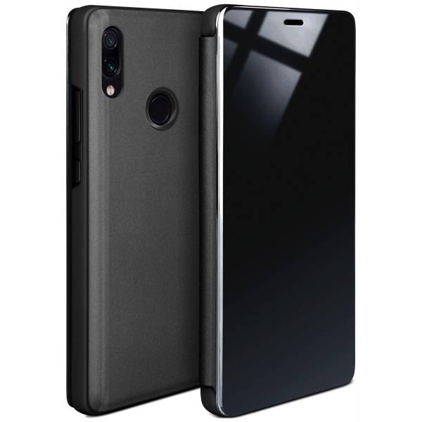 moex Void Case für Xiaomi Redmi Note 7 – Klappbare 360 Grad Schutzhülle, Hochglanz Klavierlack Optik