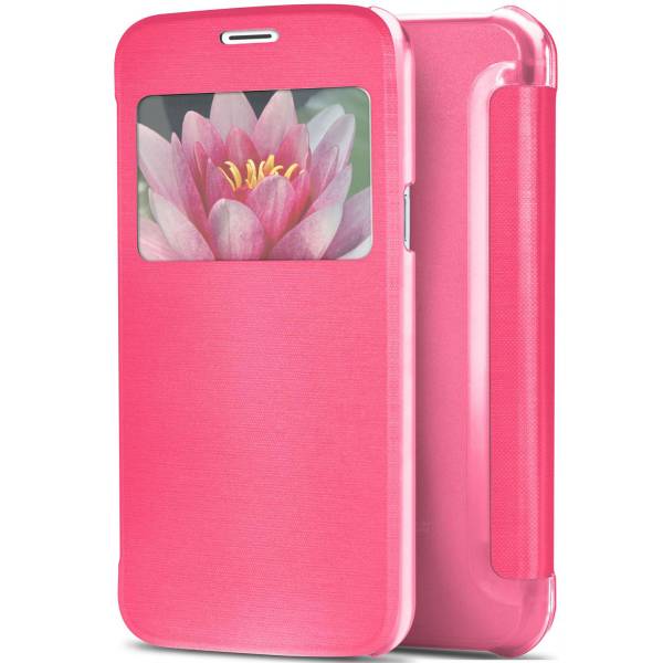 moex Focus Case für iPhone 8 – Klapphülle mit Sichtfenster – Handytasche mit Rundumschutz