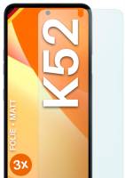 moex FlexProtect Matt für LG K52 – Anti Reflex Schutzfolie für besten Displayschutz, Matt