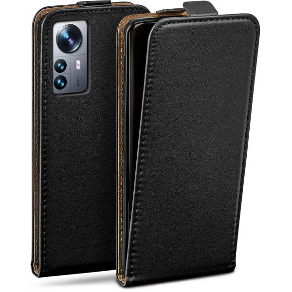 moex Flip Case Xiaomi 12 Pro Klapphülle Leder Optik