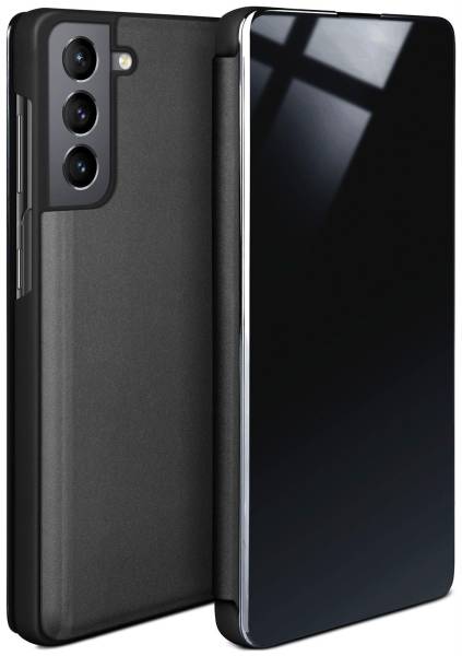 moex Void Case für Samsung Galaxy S21 Plus – Klappbare 360 Grad Schutzhülle, Hochglanz Klavierlack Optik