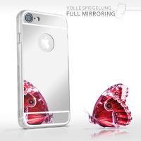 moex Mirror Case für Apple iPhone 8 – Handyhülle aus Silikon mit Spiegel auf der Rückseite