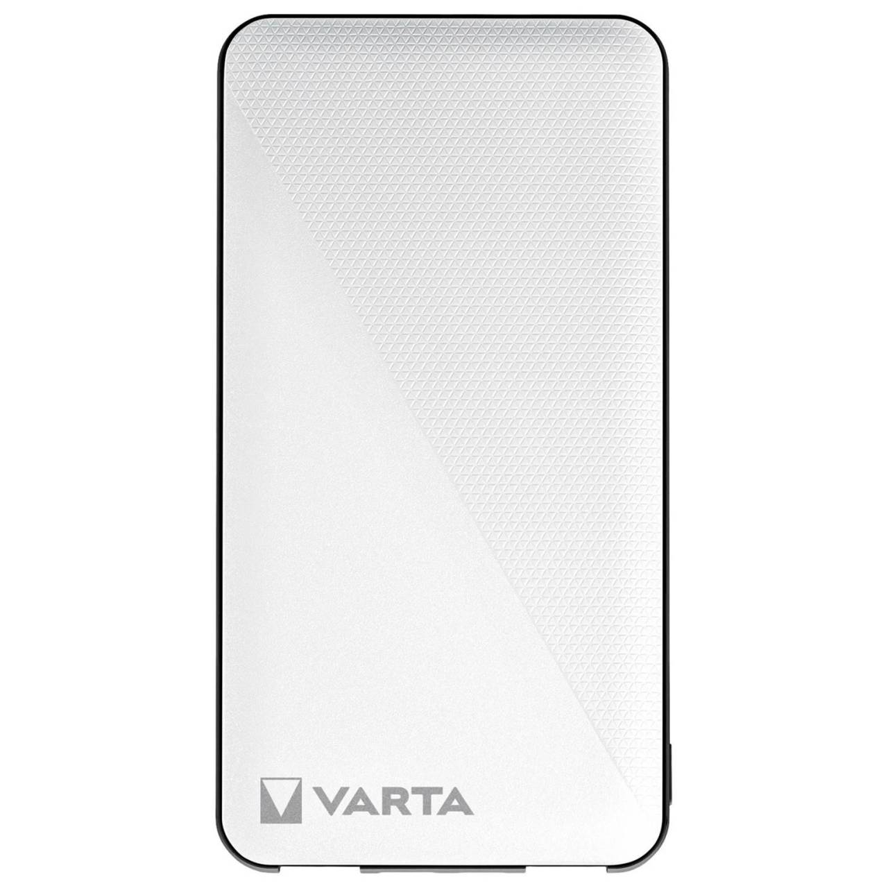 VARTA Powerbank – 2x USB-A + 1x USB-C bidirektional für Smartphones und andere Geräte – Energy Serie, 5000 mAh