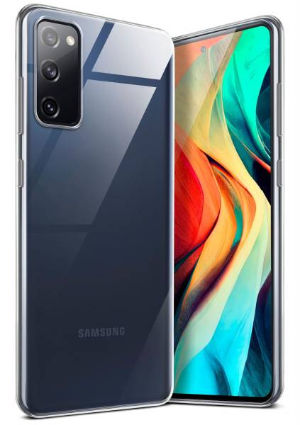 moex Aero Case für Samsung Galaxy S20 FE 5G – Durchsichtige Hülle aus Silikon, Ultra Slim Handyhülle