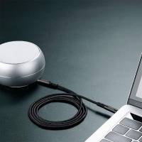 Joyroom AUX Stereo-Audiokabel – 3,5 mm Miniklinke für Smartphones und andere Geräte, geflochtenes Kabel, 1,5 m