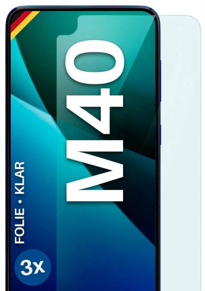 moex FlexProtect Klar für Samsung Galaxy M40 – Schutzfolie für unsichtbaren Displayschutz, Ultra klar
