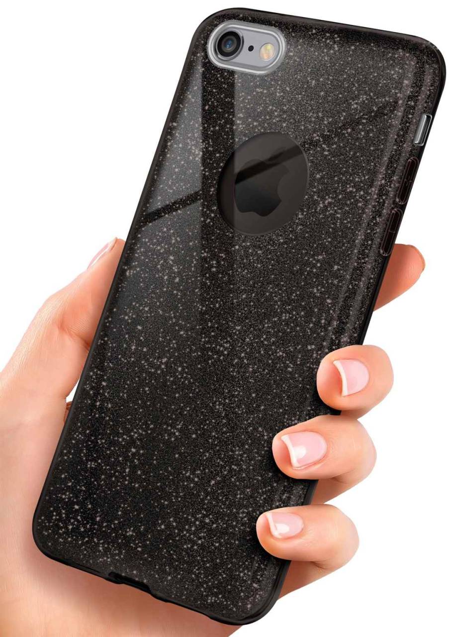 ONEFLOW Glitter Case für Apple iPhone 6 – Glitzer Hülle aus TPU, designer Handyhülle