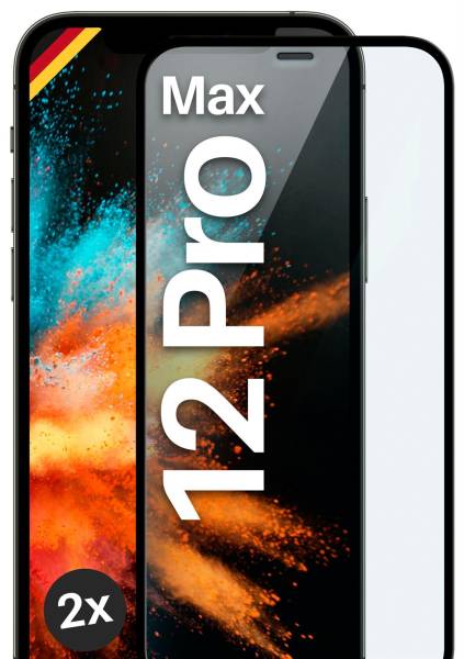 moex CurveProtect für Apple iPhone 12 Pro Max – Full Screen Schutzfolie – Curved 3D Panzerglas