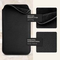 ONEFLOW Liberty Bag für Sony Xperia M5 – PU Lederhülle mit praktischer Lasche zum Herausziehen