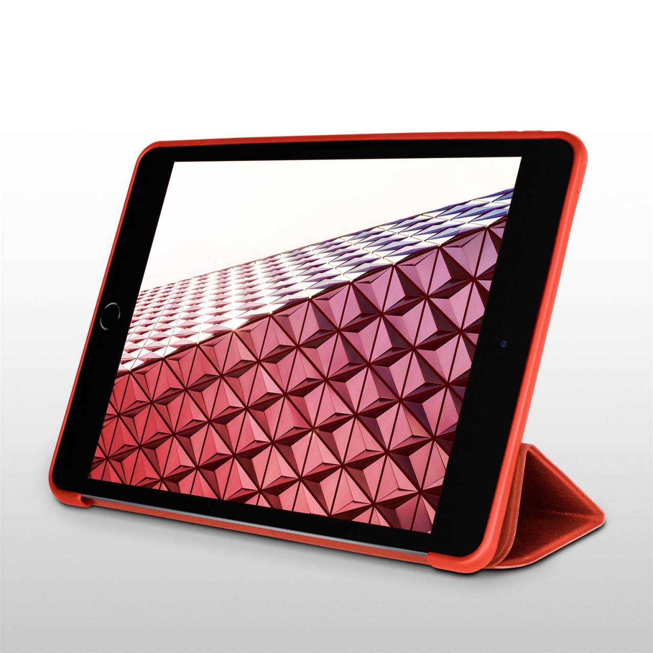 ONEFLOW Clarity Case für Apple iPad mini (3. Generation - 2014) – Flip Cover mit Ständer und Wake-Up Funktion