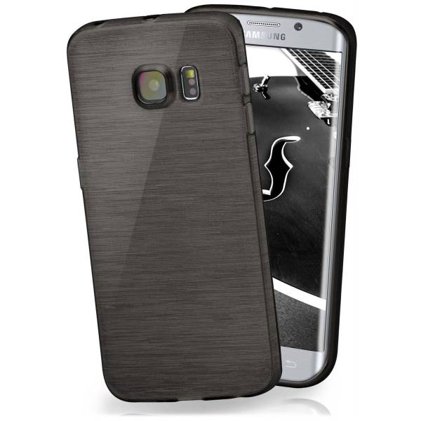 Für Samsung Galaxy S6 Edge | Silikonhülle in Brush-Optik | BRUSHED CASE