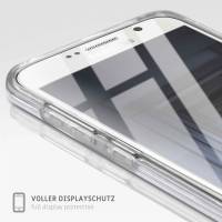 ONEFLOW Touch Case für Samsung Galaxy S6 Edge – 360 Grad Full Body Schutz, komplett beidseitige Hülle