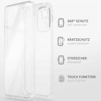 ONEFLOW Touch Case für Xiaomi Redmi Note 10S – 360 Grad Full Body Schutz, komplett beidseitige Hülle