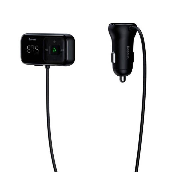 Baseus S-16 Bluetooth MP3 Player – Kabelloser Auto Audio Player, Freisprechfunktion, USB-Ladegerät