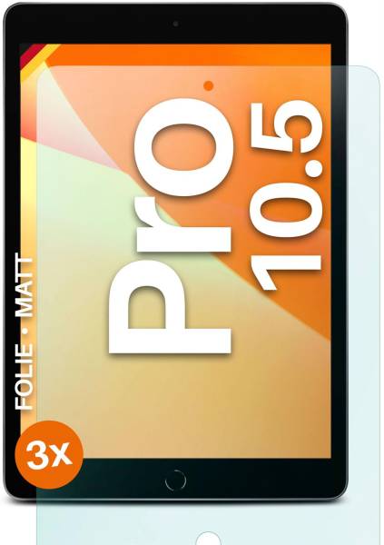 moex FlexProtect Matt für Apple iPad Pro 10,5 Zoll (2017) – Anti Reflex Schutzfolie für besten Displayschutz, Matt
