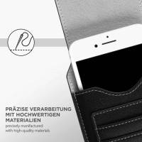 ONEFLOW Zeal Case für Huawei P8 Lite 2015 – Handy Gürteltasche aus PU Leder mit Kartenfächern