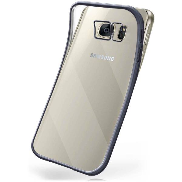 Für Samsung Galaxy S7 Edge | Stylische Hülle mit Chrom Rand | CHROME CASE