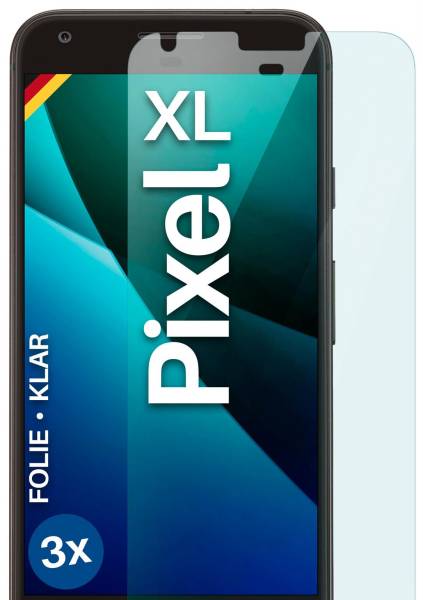 moex FlexProtect Klar für Google Pixel XL – Schutzfolie für unsichtbaren Displayschutz, Ultra klar