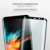 moex CurveProtect Samsung Galaxy S9 Panzerglas 3D Full Screen – weiteres Produktbild 2