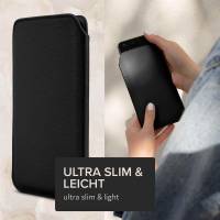 ONEFLOW Liberty Bag für Nokia Lumia 530 – PU Lederhülle mit praktischer Lasche zum Herausziehen