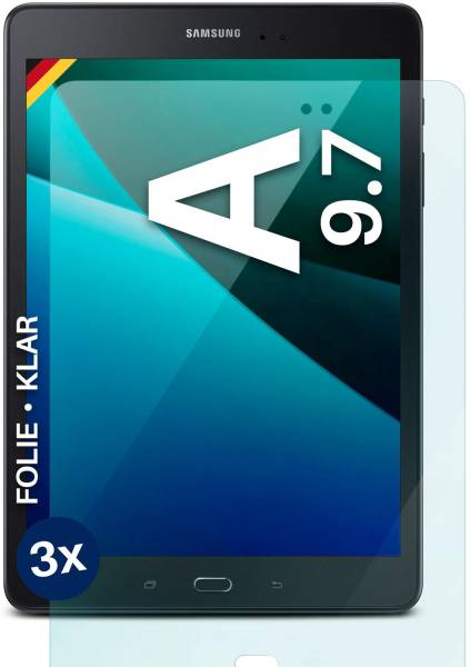 moex FlexProtect Klar für Samsung Galaxy Tab A 9.7 – Schutzfolie für zusätzlichen Displayschutz, Ultra klar