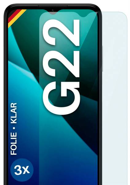 moex FlexProtect Klar für Nokia G22 – Schutzfolie für unsichtbaren Displayschutz, Ultra klar