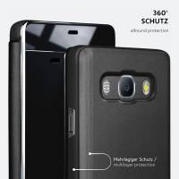 moex Void Case für Samsung Galaxy J5 (2016) – Klappbare 360 Grad Schutzhülle, Hochglanz Klavierlack Optik