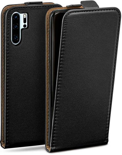 moex Flip Case für Huawei P30 Pro – PU Lederhülle mit 360 Grad Schutz, klappbar