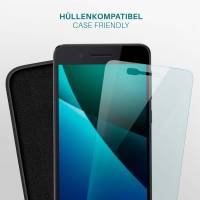 moex FlexProtect Klar für HTC Desire 728G – Schutzfolie für unsichtbaren Displayschutz, Ultra klar