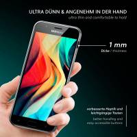 moex Aero Case für Samsung Galaxy J3 (2018) – Durchsichtige Hülle aus Silikon, Ultra Slim Handyhülle
