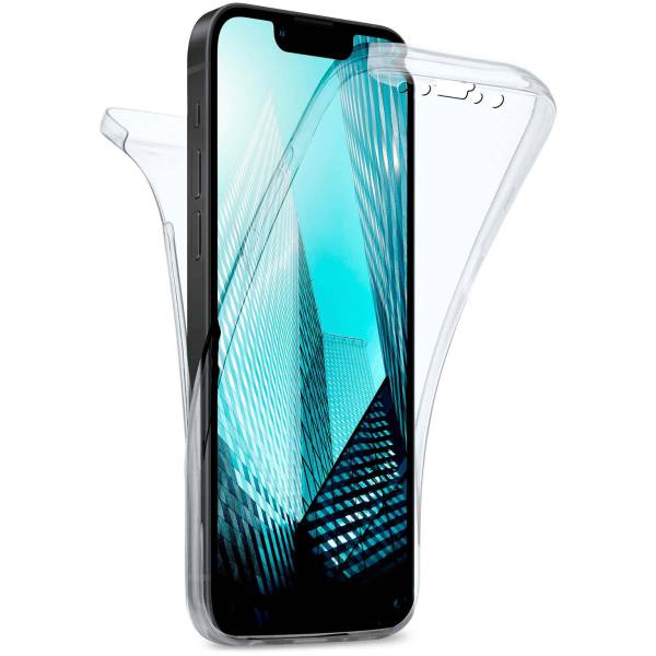 moex Double Case iPhone 13 mini Silikon 360 Grad Schutz