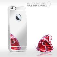 moex Mirror Case für Apple iPhone 5s – Handyhülle aus Silikon mit Spiegel auf der Rückseite