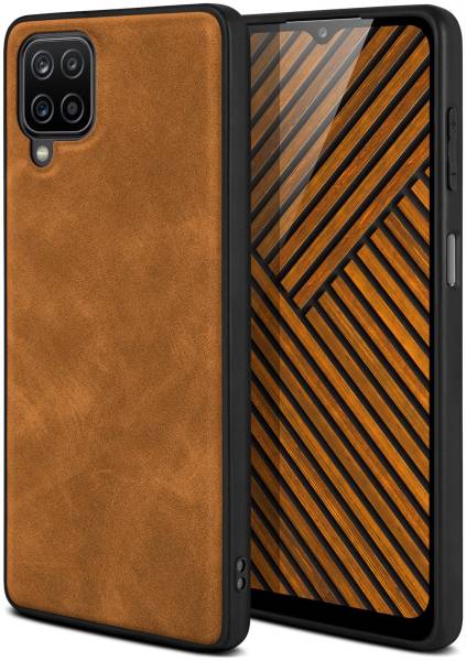 ONEFLOW Pali Case für Samsung Galaxy A12 – PU Leder Case mit Rückseite aus edlem Kunstleder