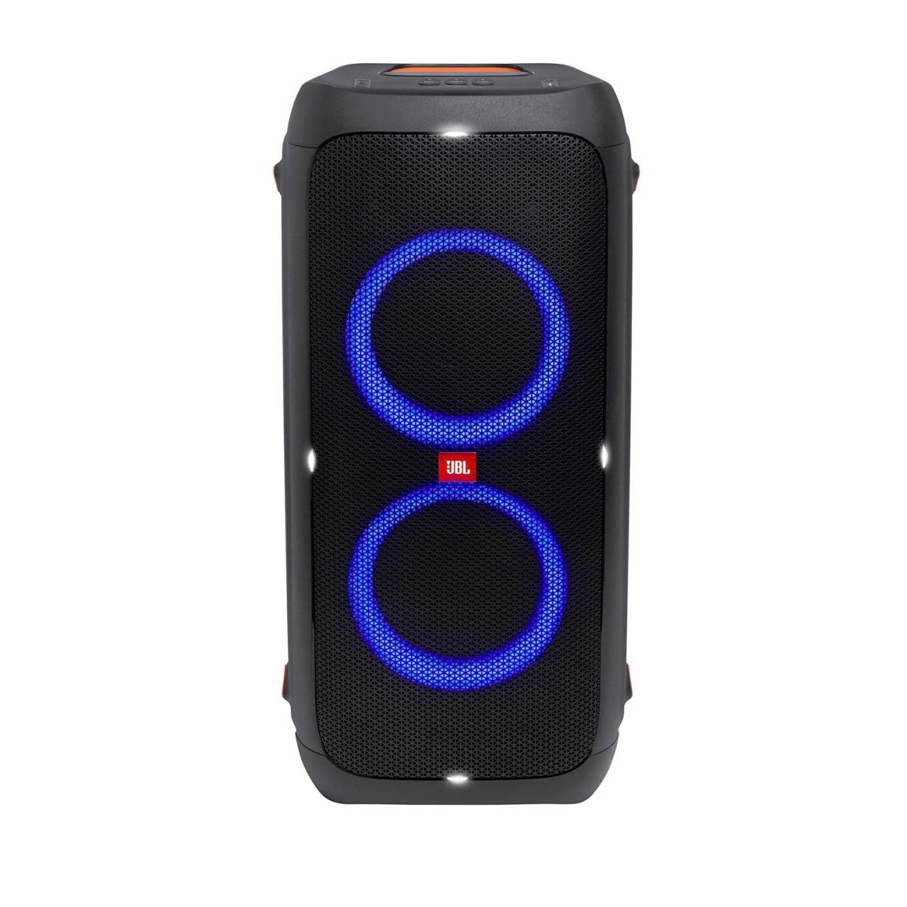 JBL PartyBox 310 – Trag- und rollbarer Bluetooth Party-Lautsprecher mit Lichteffekten – Spritzwassergeschützt