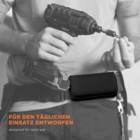 moex Mesh Case für LG K61 – Handy Gürteltasche aus Nylon, Quertasche mit Gürtelclip