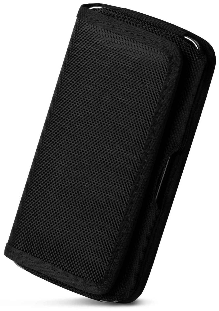 moex Mesh Case für LG E986 Optimus G Pro – Handy Gürteltasche aus Nylon, Quertasche mit Gürtelclip