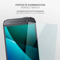 moex FlexProtect Klar für HTC One M8s – Schutzfolie für unsichtbaren Displayschutz, Ultra klar