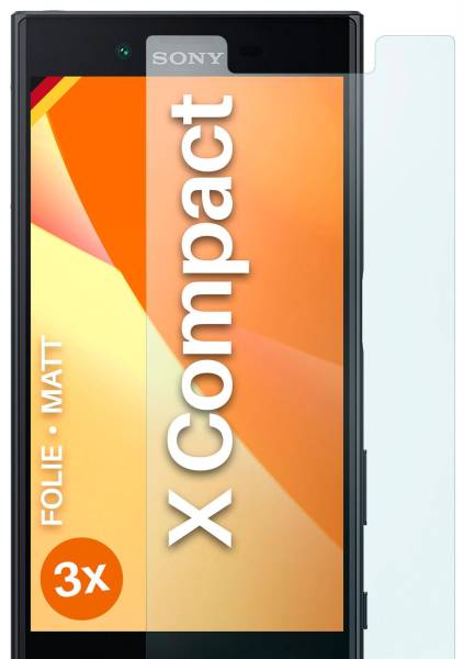 moex FlexProtect Matt für Sony Xperia X Compact – Anti Reflex Schutzfolie für besten Displayschutz, Matt