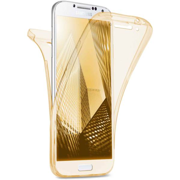 Für Samsung Galaxy S4 | Beidseitige, klare Silikonhülle | DOUBLE CASE