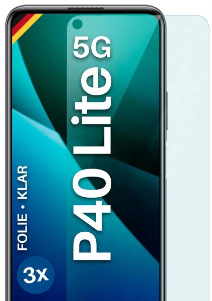 moex FlexProtect Klar für Huawei P40 Lite 5G – Schutzfolie für unsichtbaren Displayschutz, Ultra klar