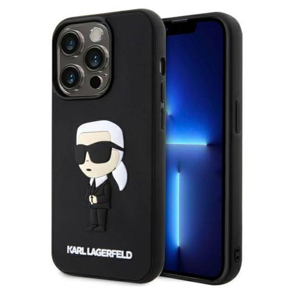 Karl Lagerfeld Hardcase 3D – Silikon Case für iPhone 14 Pro Max mit Karl Lagerfeld Design