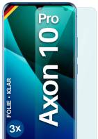 moex FlexProtect Klar für ZTE Axon 10 Pro – Schutzfolie für unsichtbaren Displayschutz, Ultra klar