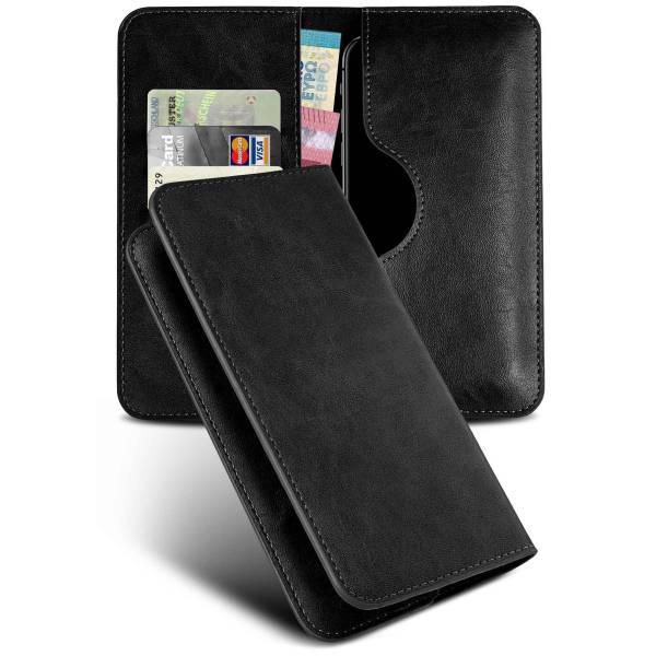 moex Purse Case für Sony Xperia 10 IV – Handytasche mit Geldbörses aus PU Leder, Geld- & Handyfach