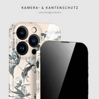 ONEFLOW Flower Cover iPhone 16 Pro Max Blumen Muster – weiteres Produktbild 1