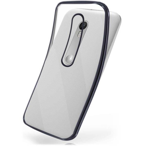 Für Motorola Moto G3 | Stylische Hülle mit Chrom Rand | CHROME CASE