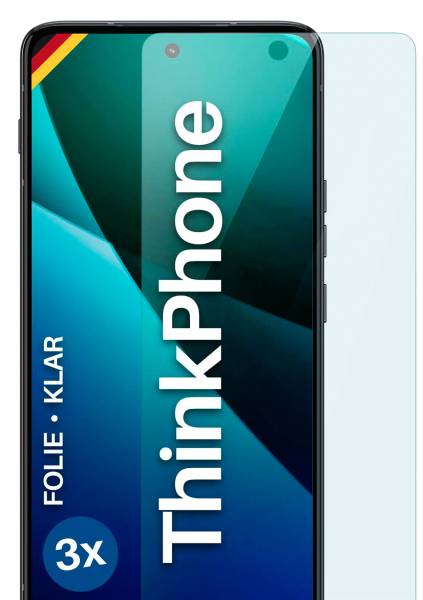 moex FlexProtect Klar für Motorola ThinkPhone – Schutzfolie für unsichtbaren Displayschutz, Ultra klar