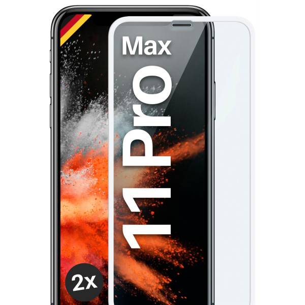 moex CurveProtect für Apple iPhone 11 Pro Max – Full Screen Schutzfolie – Curved 3D Panzerglas