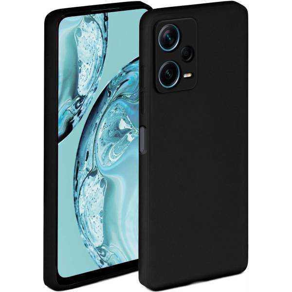 ONEFLOW Soft Case für Xiaomi Redmi Note 12 Pro 5G – weiche Handyhülle aus Silikon mit Kameraschutz