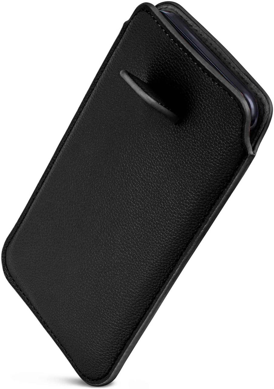 ONEFLOW Liberty Bag für BlackBerry KEYone – PU Lederhülle mit praktischer Lasche zum Herausziehen