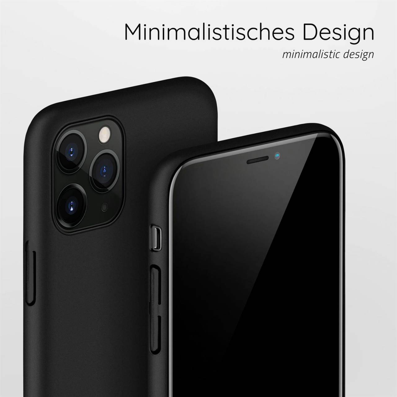 moex Alpha Case für Apple iPhone 11 Pro Max – Extrem dünne, minimalistische Hülle in seidenmatt